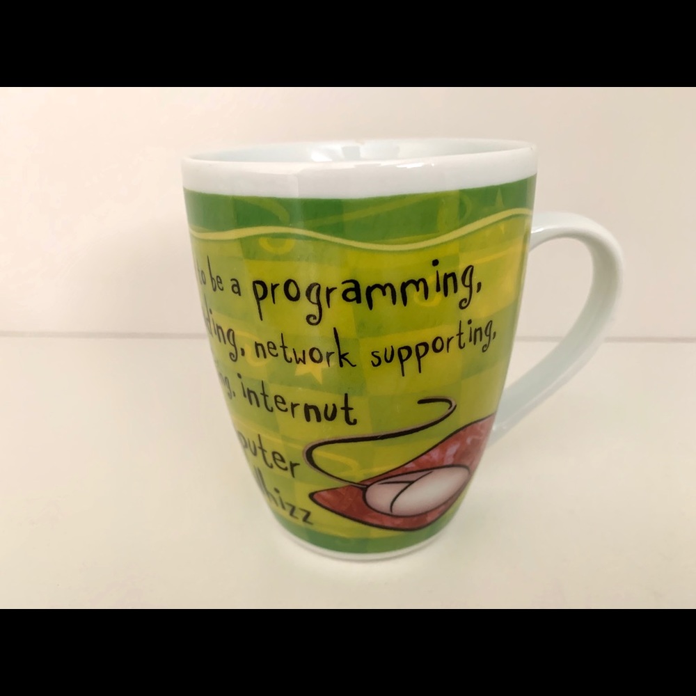 History and Heraldry Computer Whizz Programmer Mug - Picture 3 of 6
